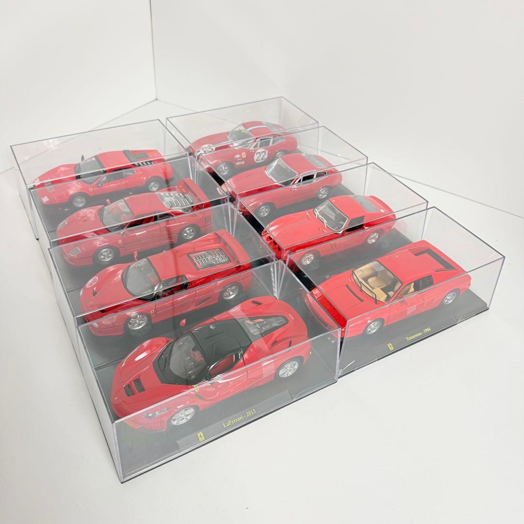 8台セット　ディアゴスティーニ　フェラーリ・コレクション 1/24