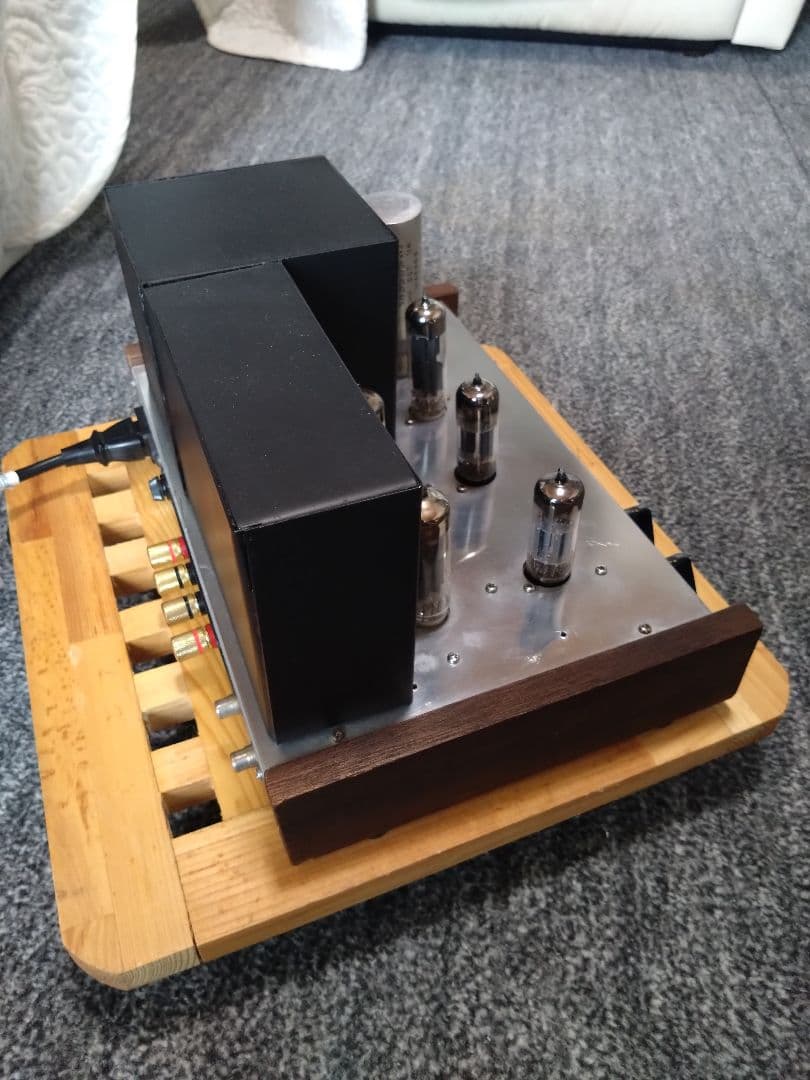 【最終値下げ10月末出品停止予定】自作真空管パワーアンプ6BH8/4本他
