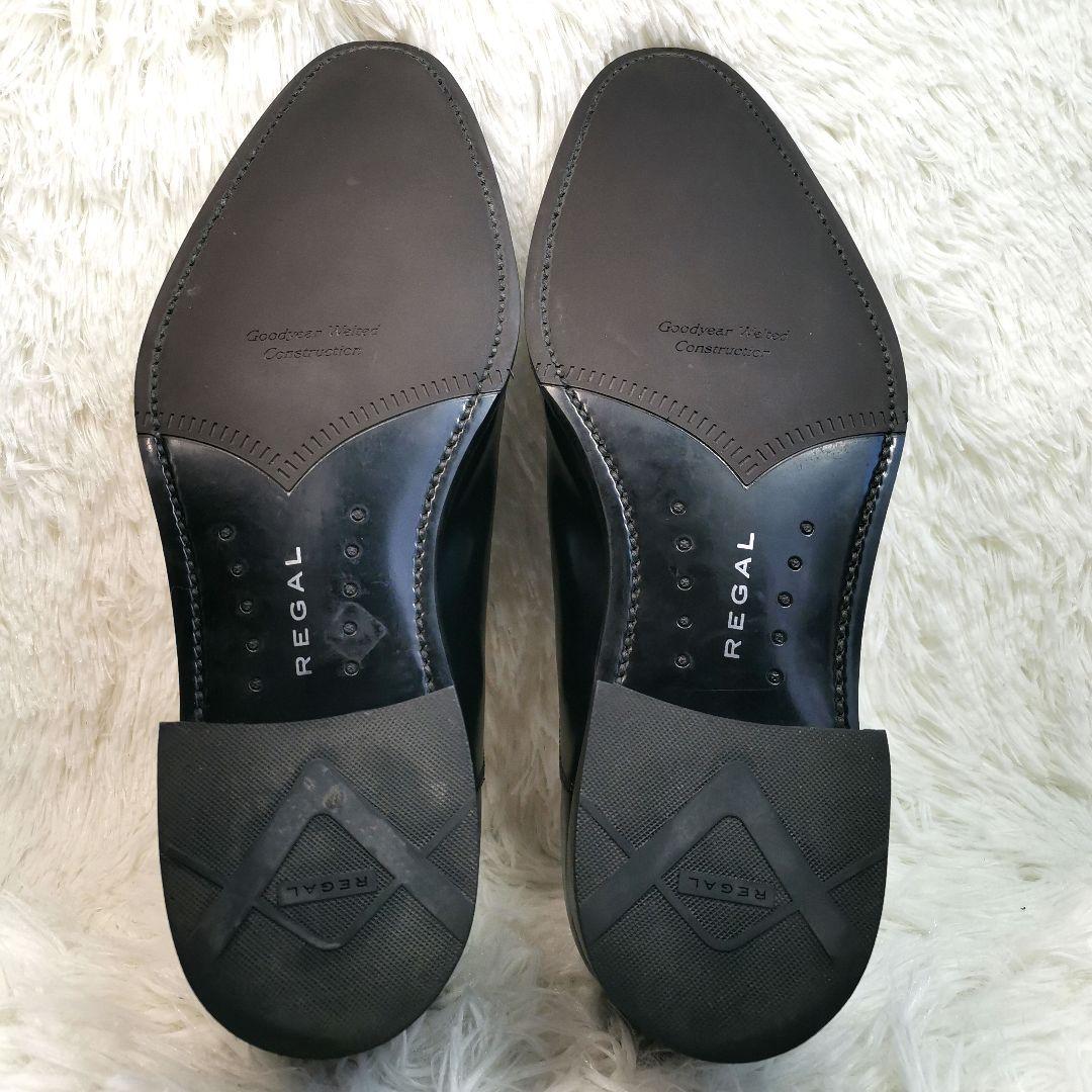 【まさる】REGAL　リーガル　ストレートチップ　315R　ブラック