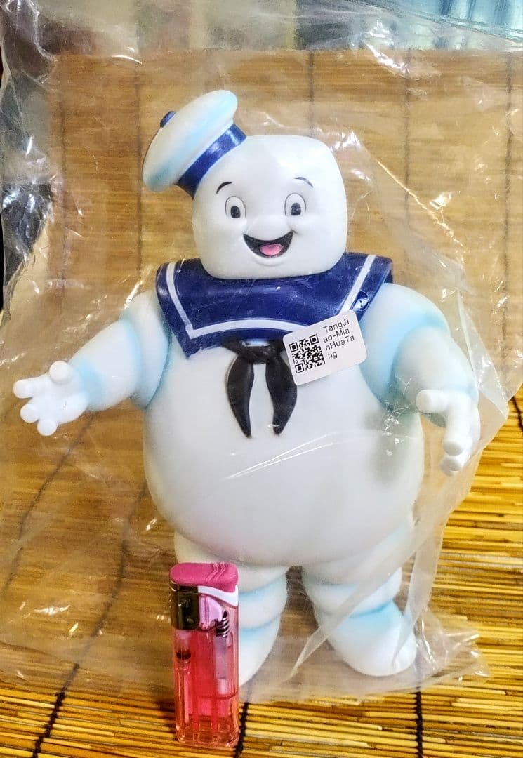 新品未開封★マシュマロマンソフビ26cm★貯金箱にも出来る♪ゴーストバスターズ