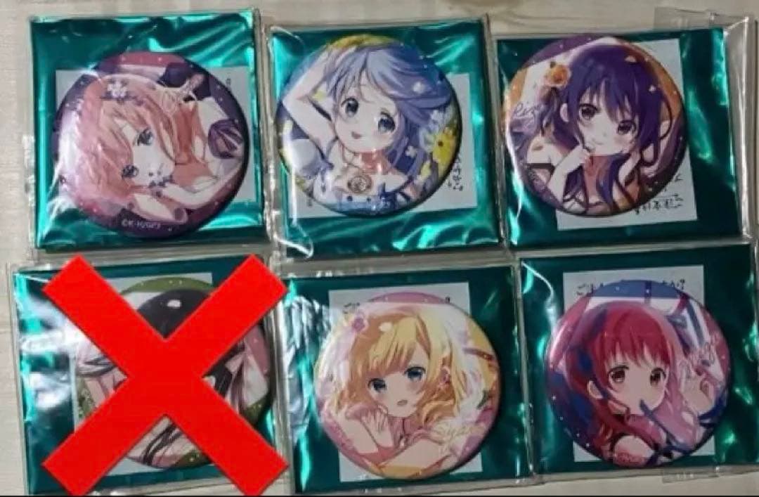 【★レア★】ご注文はうさぎですか　缶バッジ　relax ごちうさ