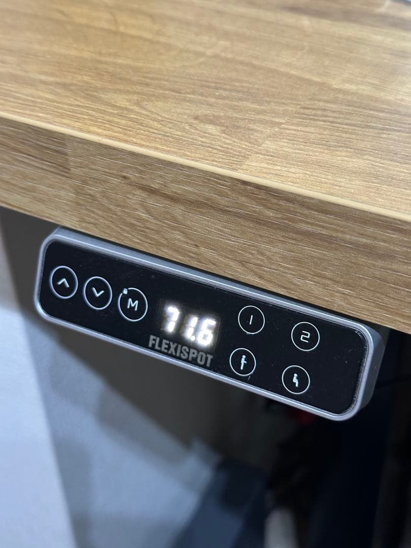電動昇降デスク｜脚「FLEXISPOT E7」× 天板「IKEAセールヤン」