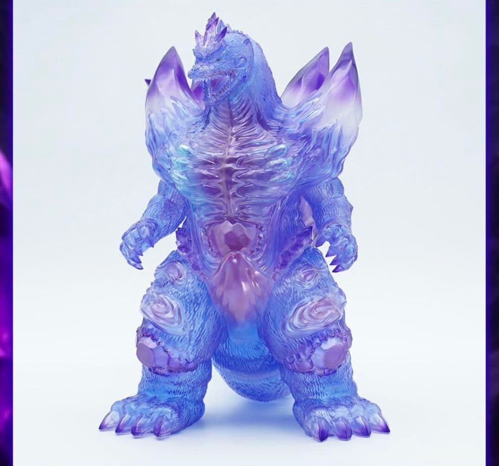 GVA-BC　スペースゴジラ　Frog Tree（紫水晶）core ソフビ