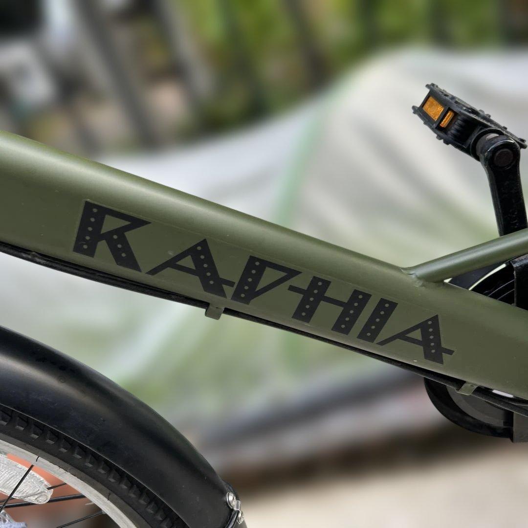 22インチ 子供用自転車 6段変速 LEDダイナモライト