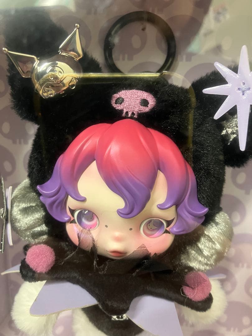 SKULLPANDA × My Melody＆KUROMI ぬいぐるみペンダント