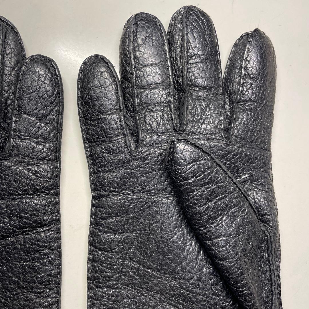 デンツ ペッカリー ブラック ハンプトン カシミア製ライニング