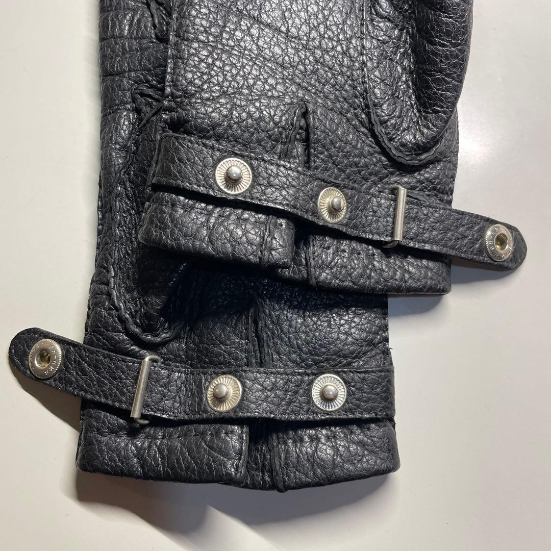 デンツ ペッカリー ブラック ハンプトン カシミア製ライニング