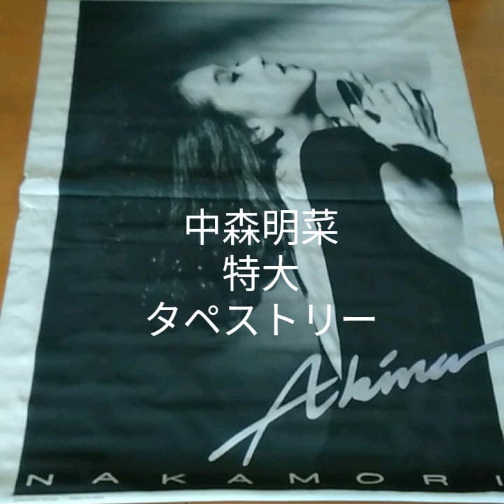 当時物 激レア 中森明菜 特大 タペストリー 歌姫