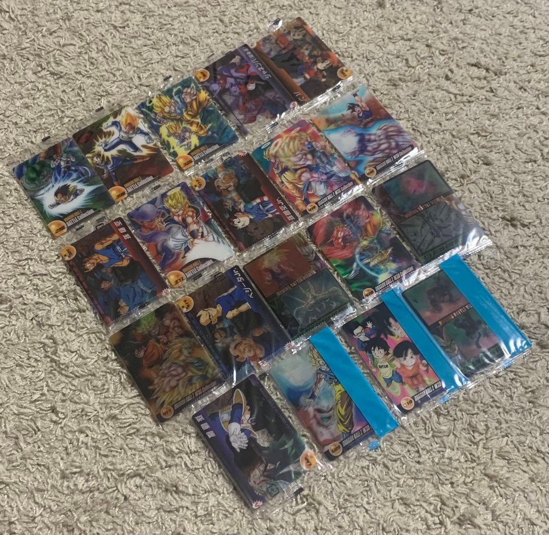 ドラゴンボール　森永ウエハース　コレクション　カード　19枚　新品未開封　3D