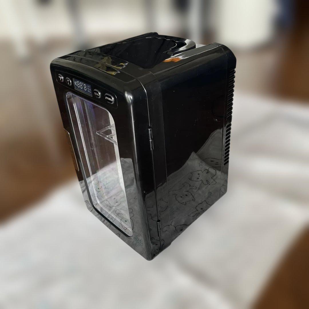 ベルソス ミニ冷温庫 黒 デジタル表示