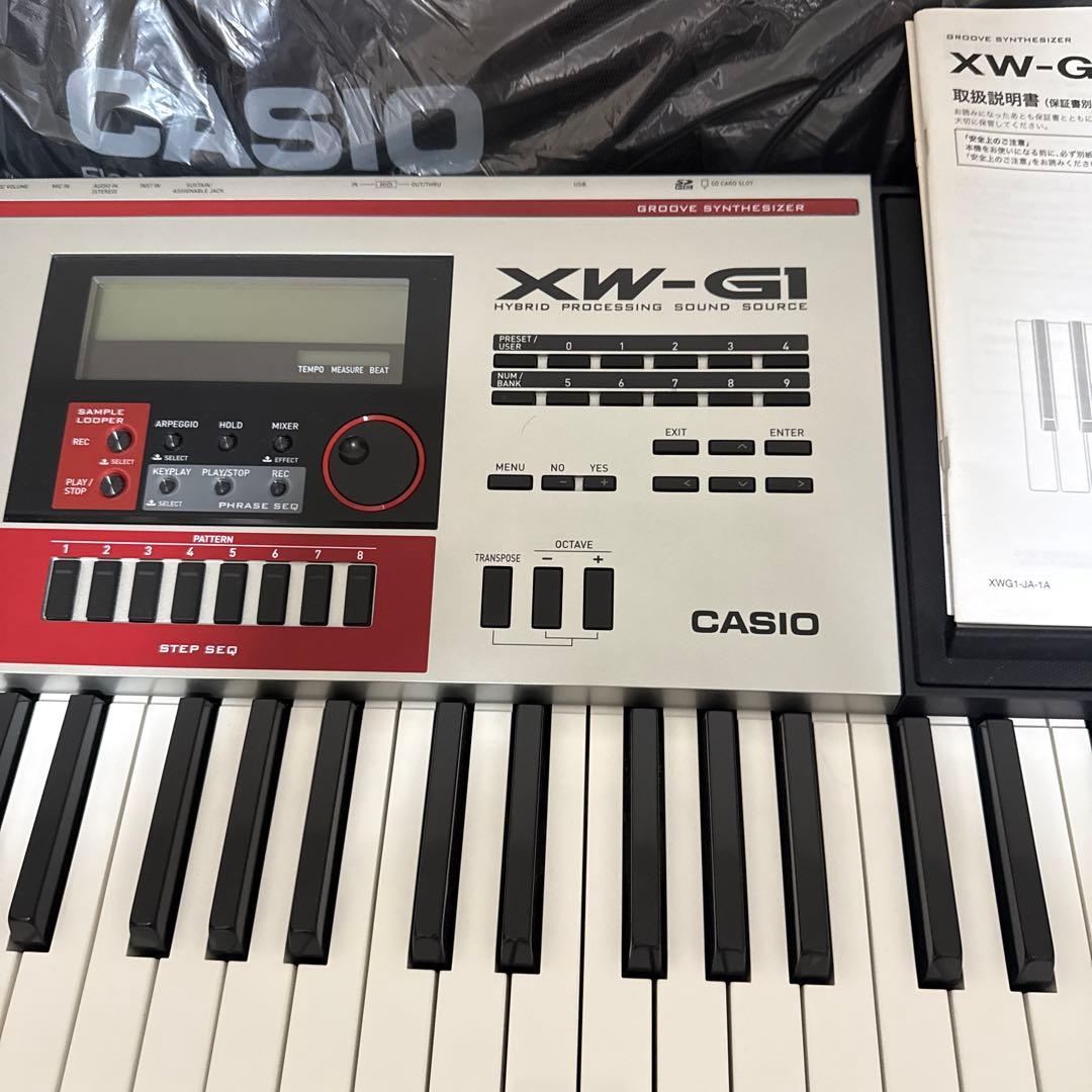 極美品 CASIO XW-G1 シンセサイザー 鍵盤楽器 付属品多数