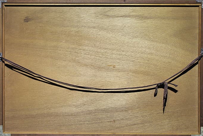 斎藤清 【月雲（3)】1980年 木版画