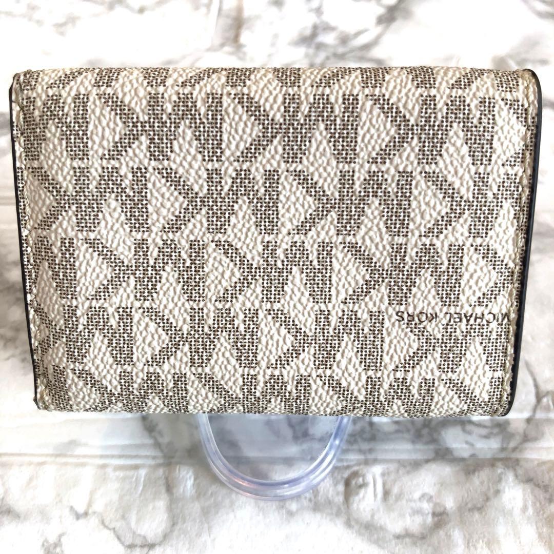 【極美品】マイケルコースMICHAELKORS 三つ折り財布 dark