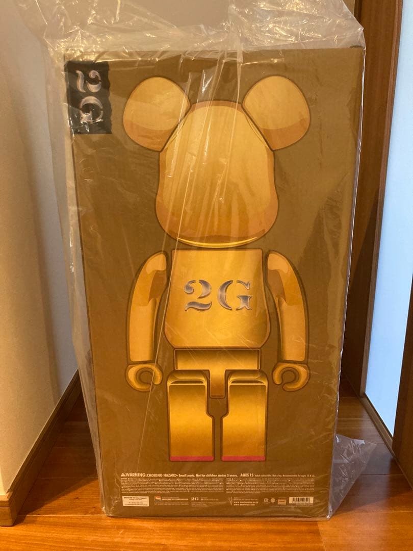 BE@RBRICK SORAYAMA×2G GOLD Ver. 1000%