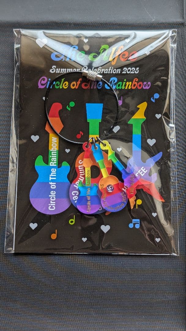 THE ALFEE 2025夏イベグッズ DVDパンフレット、アクリルキーリング