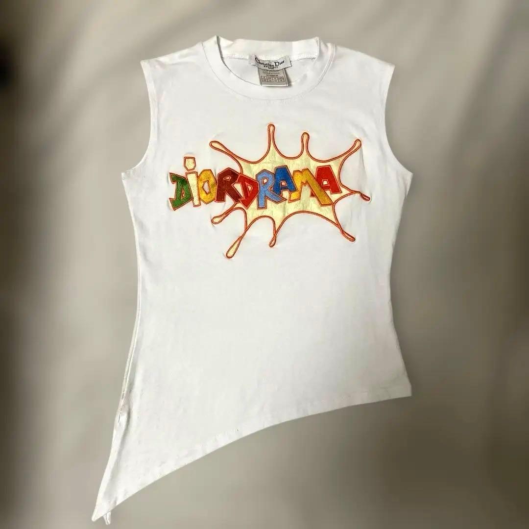 Dior ガリアーノ タンクトップ アーカイブ ヴィンテージ 00s 38