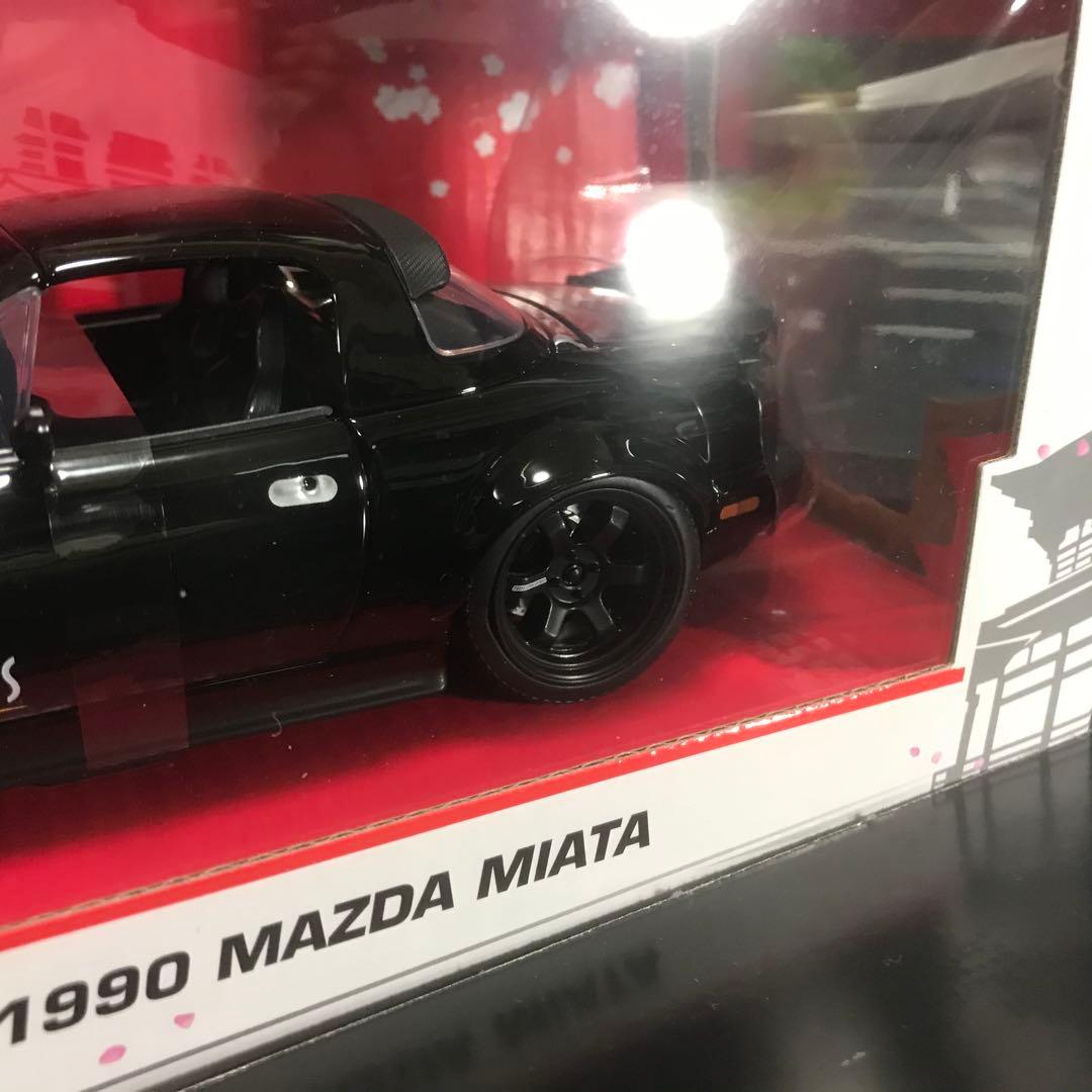 Jadatoys 1/24 ミアータ ユーノス ロードスター グロッシーブラック