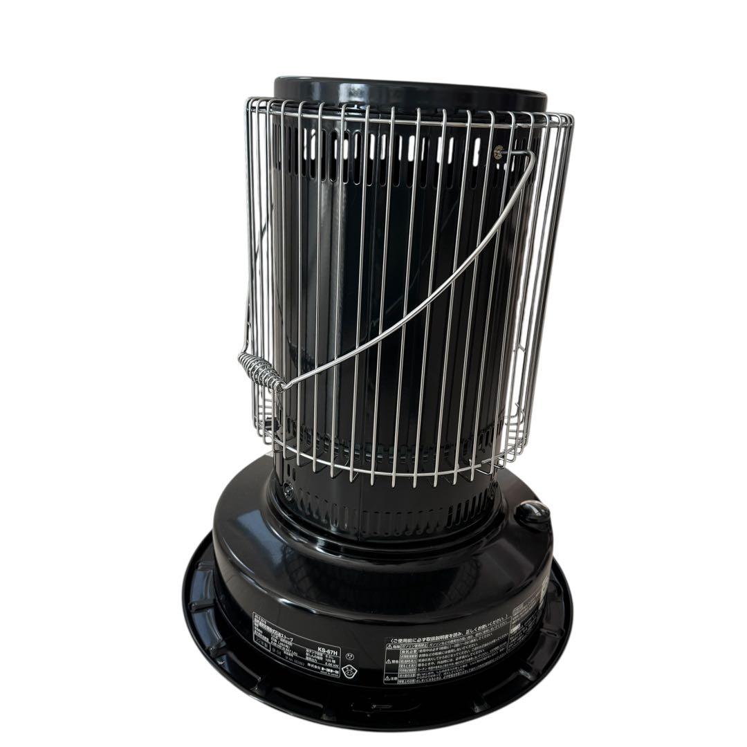 トヨトミ KS-67H 石油ストーブ ブラック ケース付 22年製