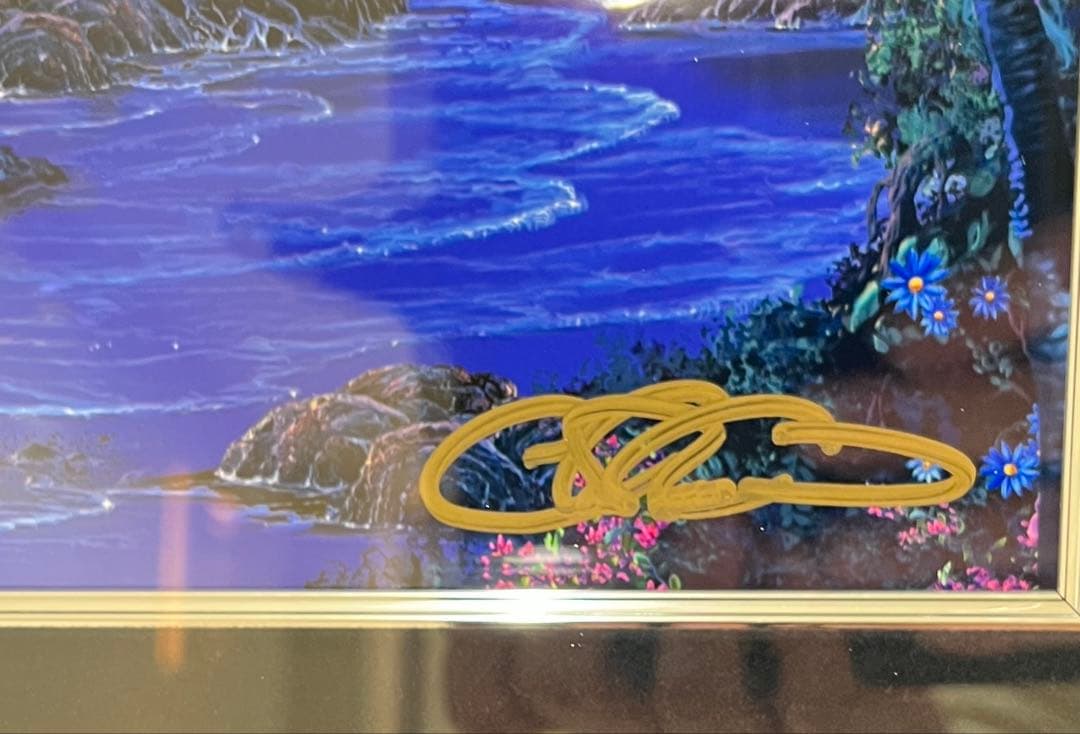 ディズニー　ラッセン　ムーンライトストーリー　ミクスドメディア　アールビバン