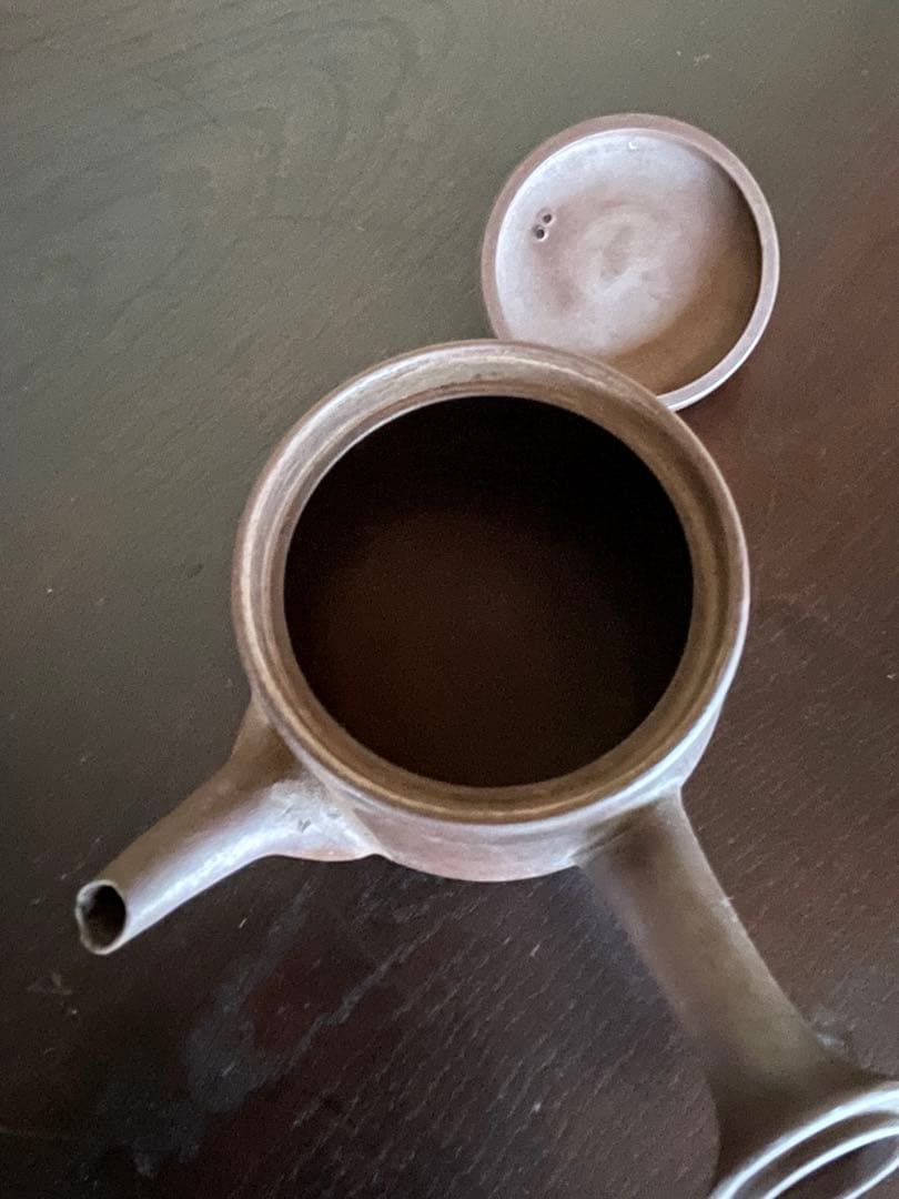 萬古焼の急須　銘　白山