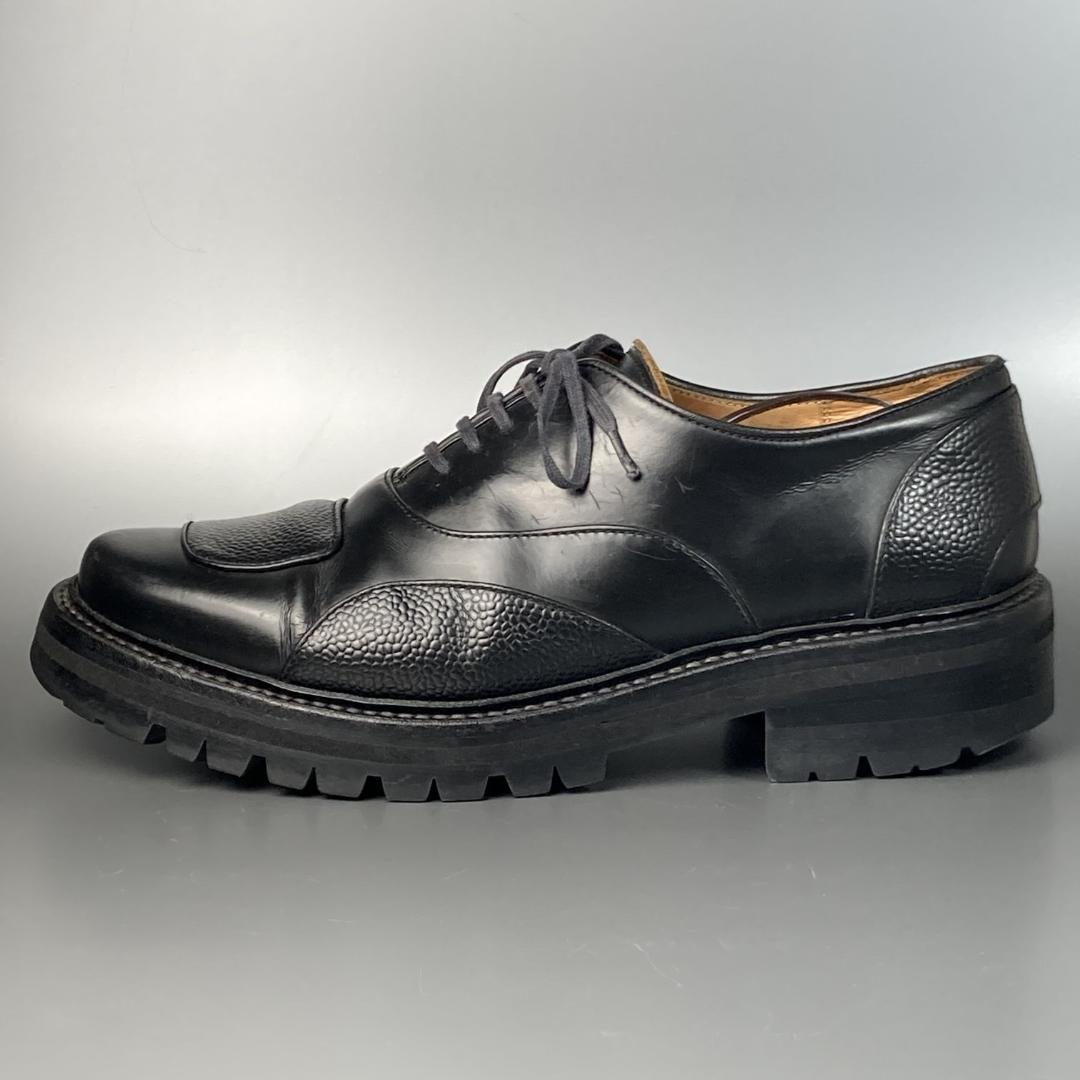 26【名品】キッズラブゲイト KIDSLOVEGAITE ブラックレザーシューズ