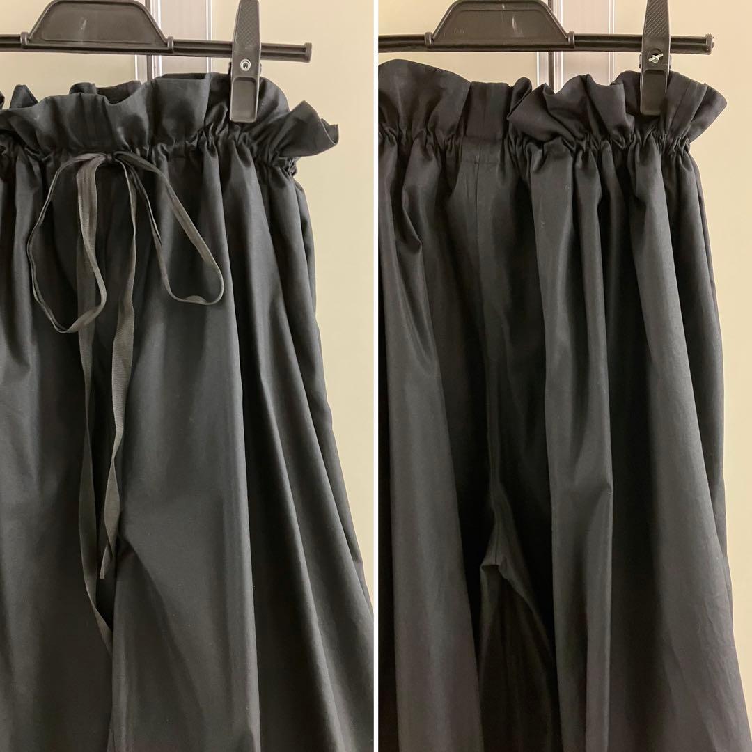 【CECILIE BAHNSEN】 フリル スカラップヘム ワイドパンツ