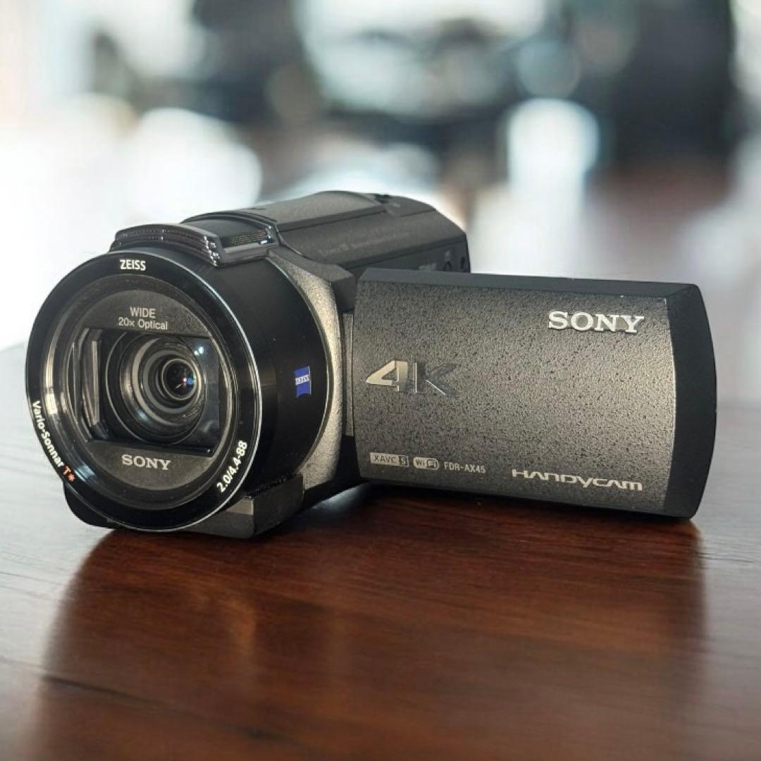 SONY FDR-AX45Aブラック・4万5千円相当のバッテリー・ケース・充電器