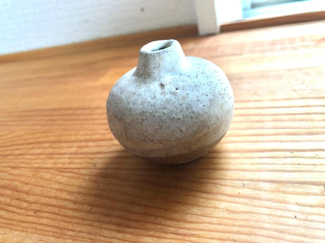 【タイ・骨董】宋胡録（スンコロク）白釉 小壺（1301年~1600年）