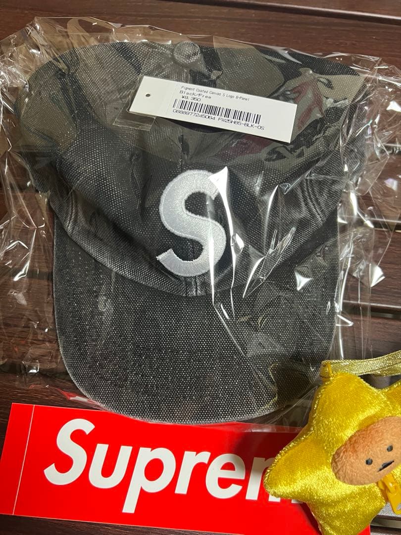 帽子 Supreme Pigment Coated S Logo 6 Panel