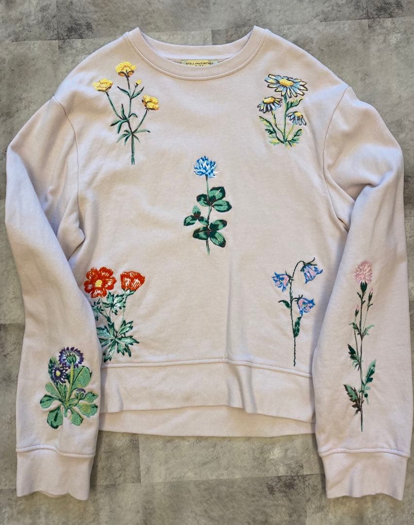 【最終お値下げ】ステラマッカートニー フラワーエンブロイダリー スウェットシャツ