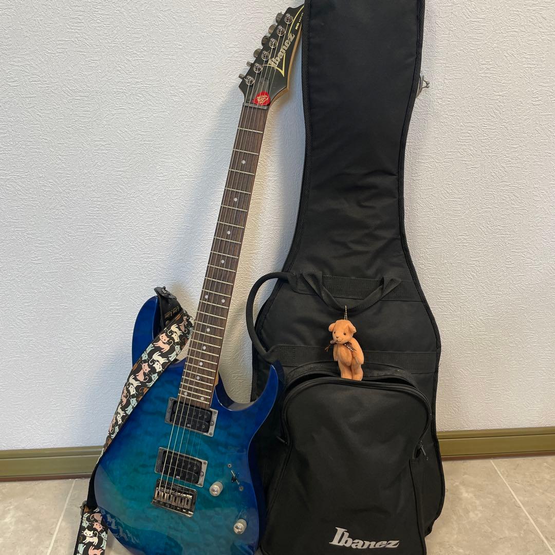 エレキギターIbanez RG421QM 付属品付き
