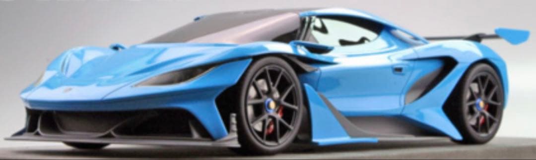 1/18 ミニカー トップマルケス製 アポロ　アロー　ブルー