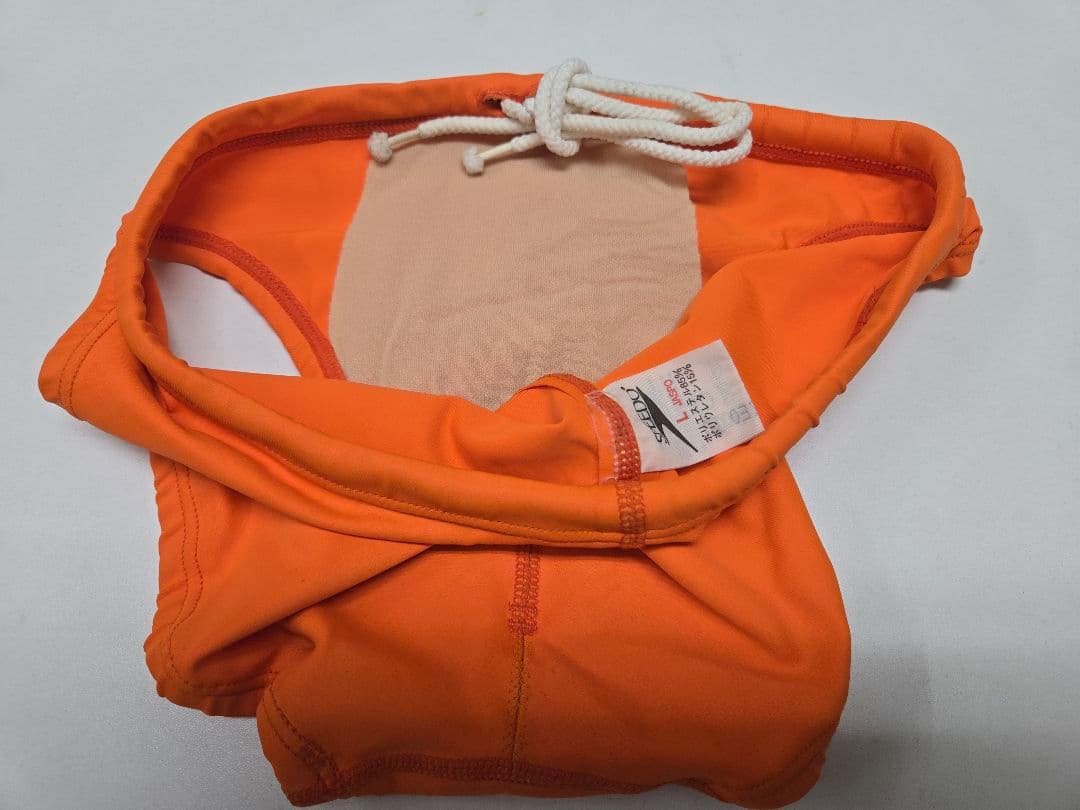 Speedo オレンジ 競泳水着　JASPO　Lサイズ