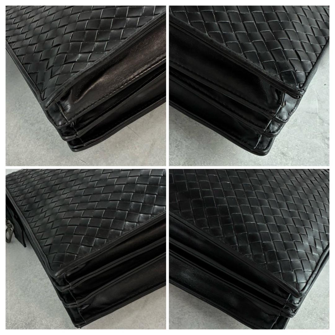 ボッテガヴェネタ ビジネスバッグ A4◎ イントレチャート 黒