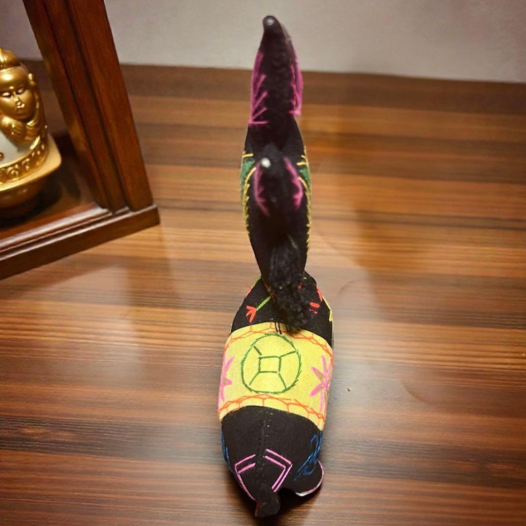 昭和期の中国民間玩具・陝西省西安 毛馿（馬）郷土玩具　午年　干支飾り