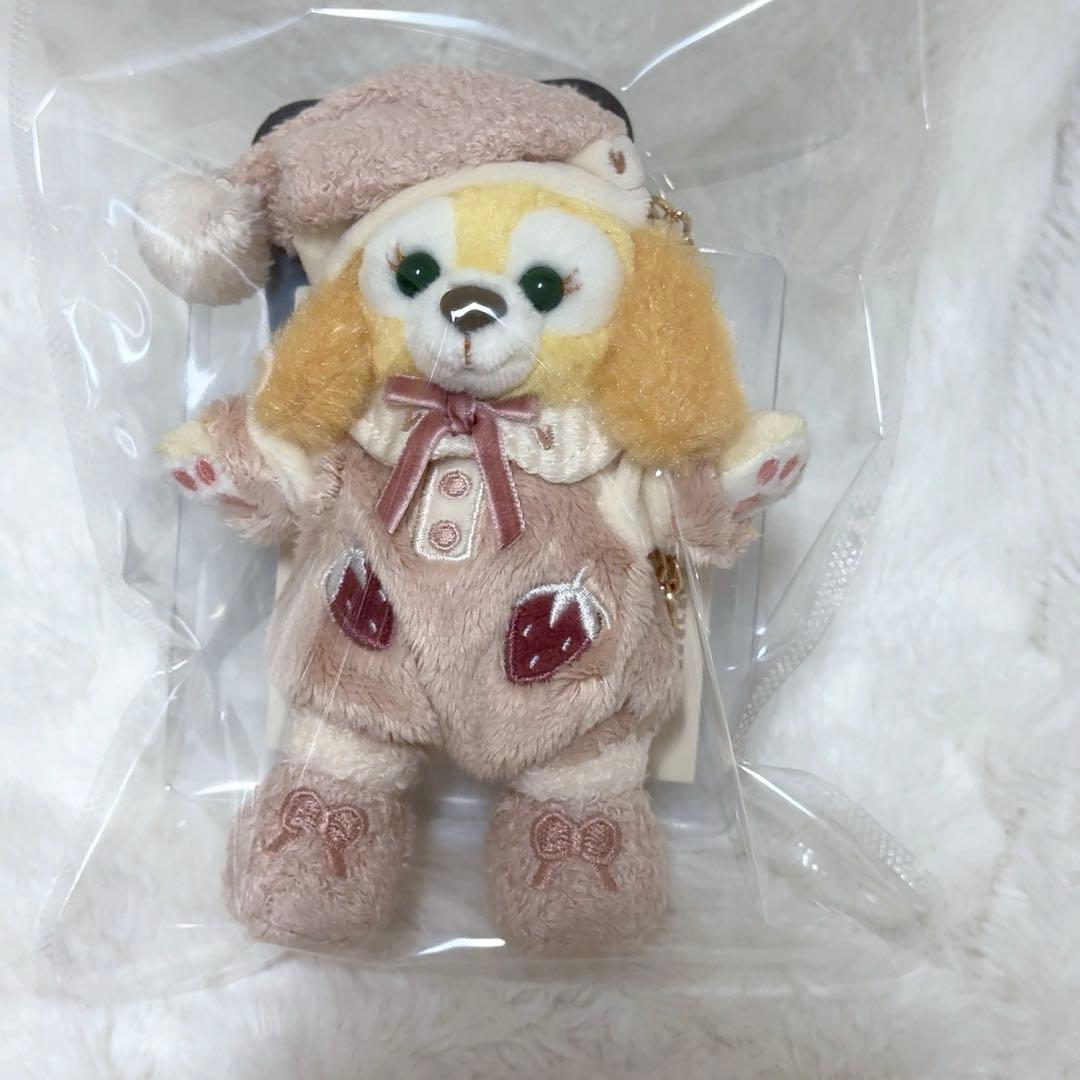 上海ディズニー　クッキーアン　ぬいぐるみキーチェーン　リラックス　パジャマ
