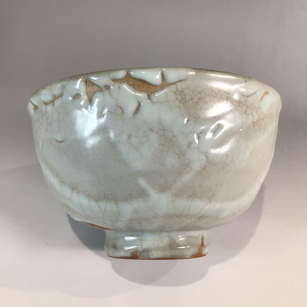 Ｐ３３８　茶碗　『金太漢造』『大徳寺　神波東嶽　箱書』『高麗井戸茶碗』　共箱