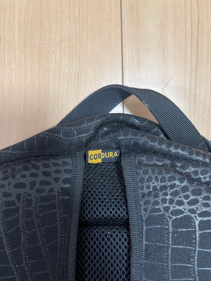 Supreme クロコダイル柄　ブラックリュック