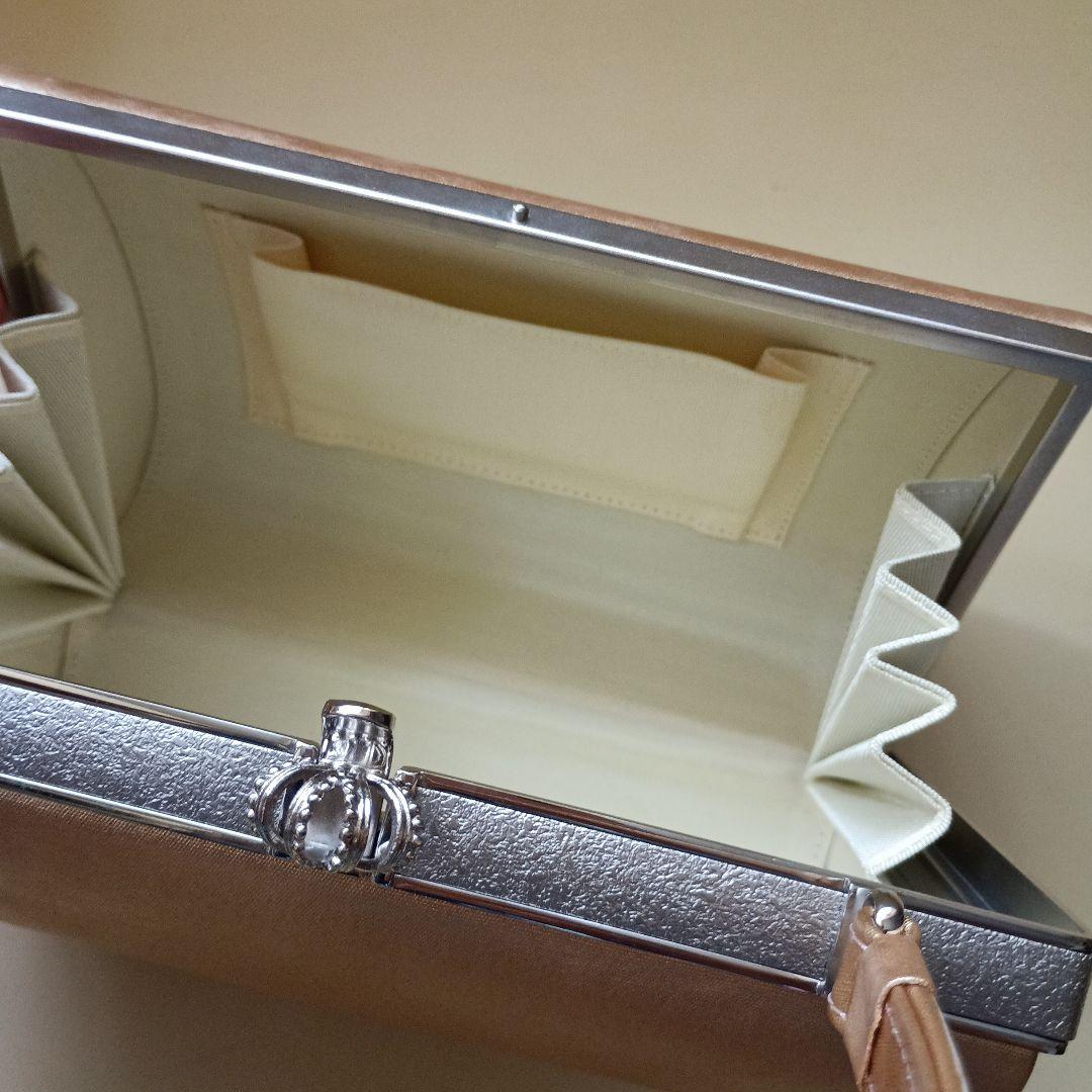 伊と忠 ピンクゴールド 和装用バッグ 箱付き　成人式　フォーマル　結婚式