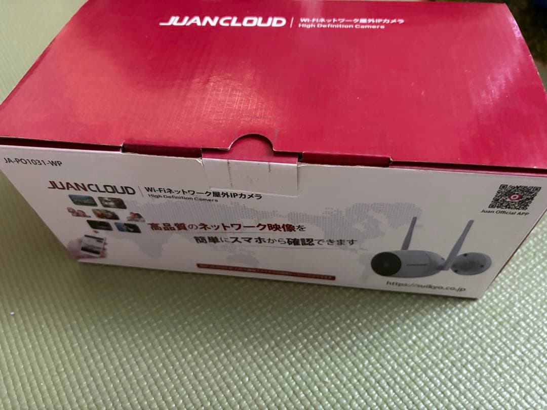 JUAN CLOUD Wi-Fiネットワーク屋外カメラ JA-PO1031-WP