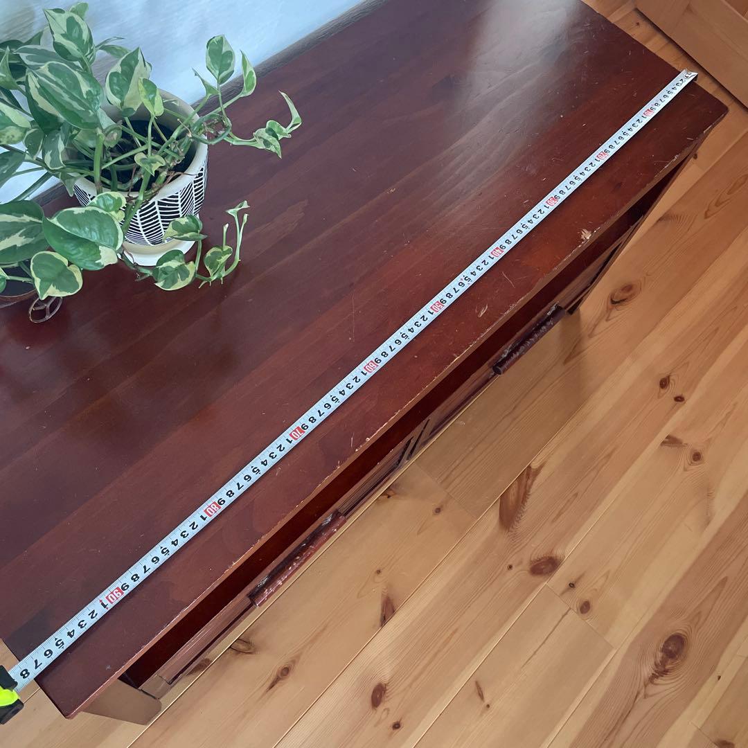 アジアン家具　ローチェスト　テレビ台　木製 引き出し付き インポート