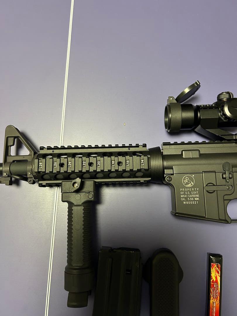 電動ガン TOP SOPMOD M4ライブカートモデル　ジャンク