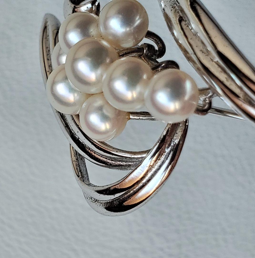 MIKIMOTO　ミキモト　ヴィンテージ　あこや真珠　ブローチ　ジュエリー