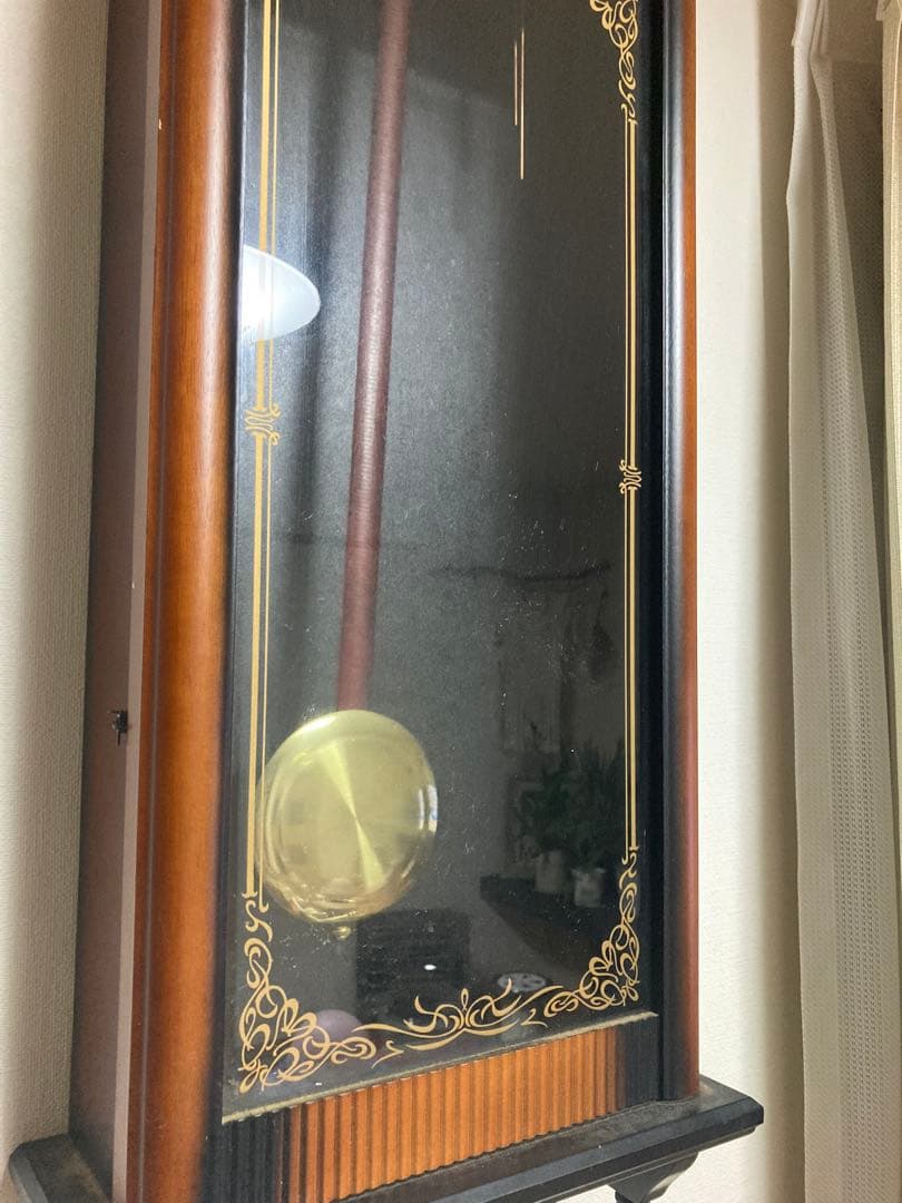 昭和レトロ　シチズン 電池式振り子時計　クウォーツ式　稼働品②