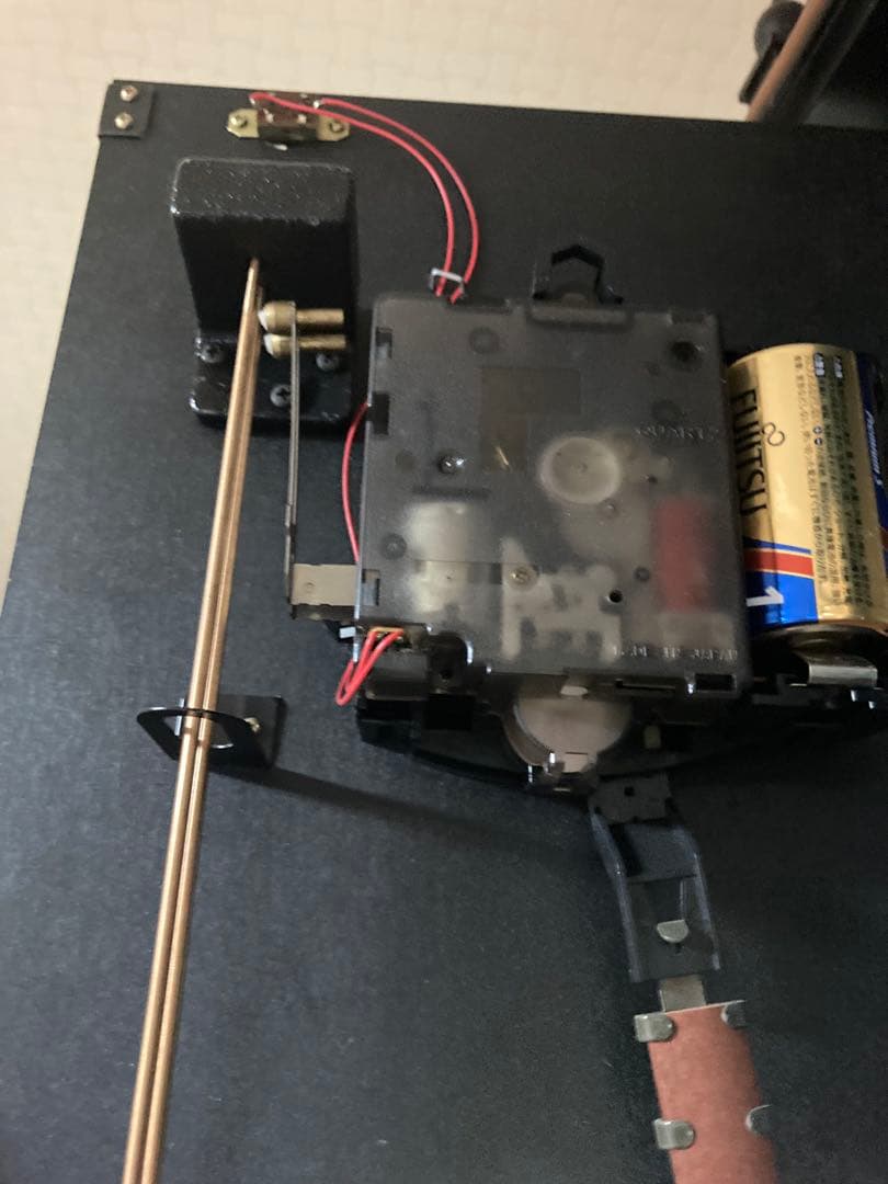 昭和レトロ　シチズン 電池式振り子時計　クウォーツ式　稼働品②