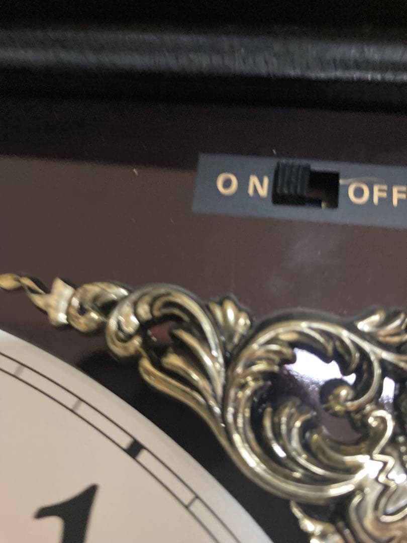 昭和レトロ　シチズン 電池式振り子時計　クウォーツ式　稼働品②