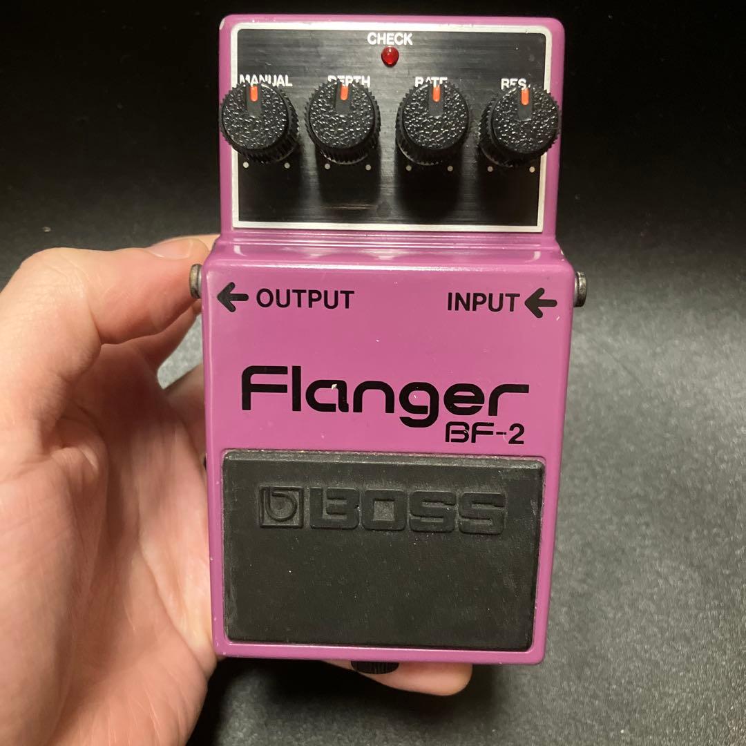 BOSS Flanger BF-2 日本製、PSAアダプター使用可