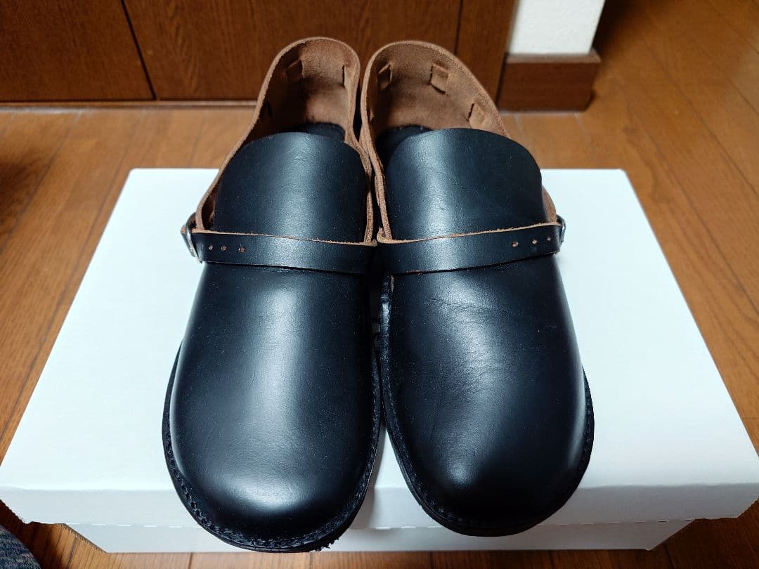 フェルナンドレザー ミドルイングリッシュ US7.5E ブラック