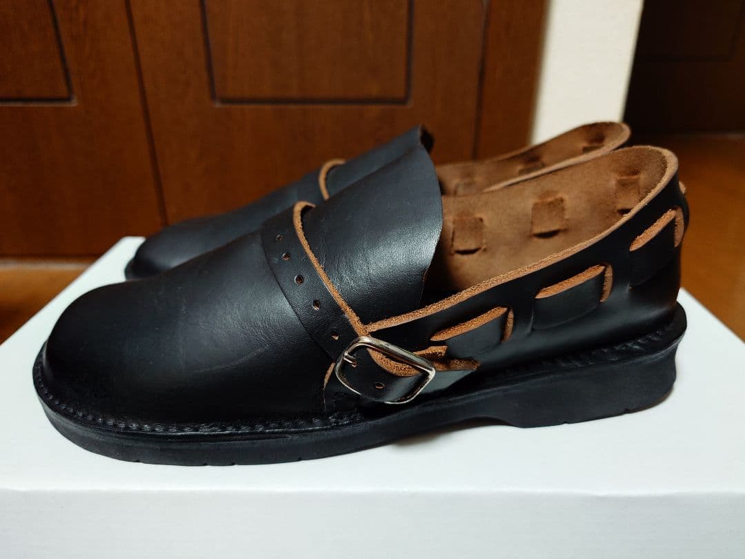 フェルナンドレザー ミドルイングリッシュ US7.5E ブラック