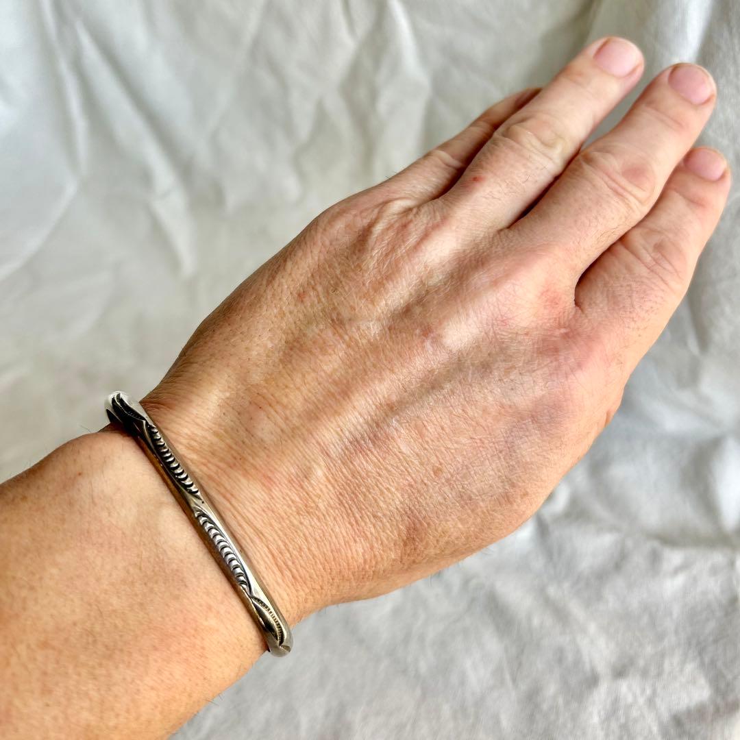 1970s ナバホ バングル ブレスレット トライバル　sterling